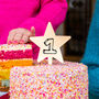 Personalised Children's Birthday Number Cake Topper, thumbnail 1 of 9