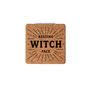 Cork Compact Mirror 'Resting Witch Face' In Gift Box, thumbnail 2 of 2