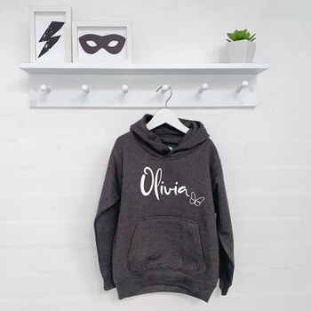 Butterfly Girls Personalised Hoodie, 2 of 5
