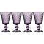 Set Of Four Heather Blooms Wine Goblets, thumbnail 2 of 7