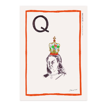 'Q'' For Queen Limited Edition Print, 2 of 6