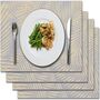 Set Of Four Gray Printing Table Placemats, thumbnail 5 of 8