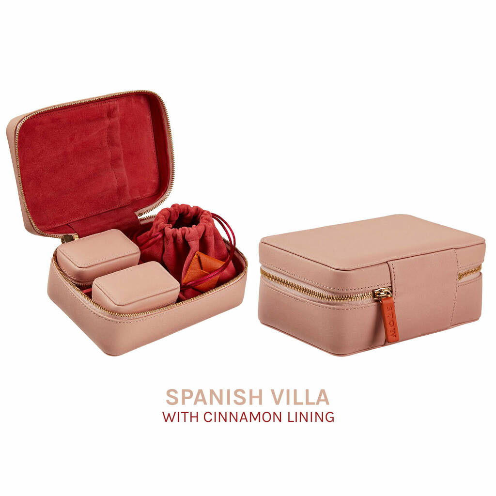 Personalised Luxury Leather Travel Gift Set For Her By Stow