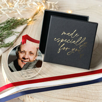 In Loving Memory Photo Ornament Memorial Keepsake, 4 of 8