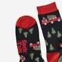 Men's Bamboo Socks Christmas Tree Off Roader, thumbnail 4 of 5