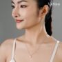 Natural Pearl Satellite Chain Gold Vermeil, Rhodium Necklace, thumbnail 3 of 8