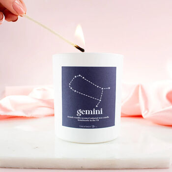 Personalised Star Sign French Vanilla Scented Candle, 10 of 12