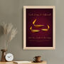 Personalised Diwali Diyas Wall Print, thumbnail 5 of 6