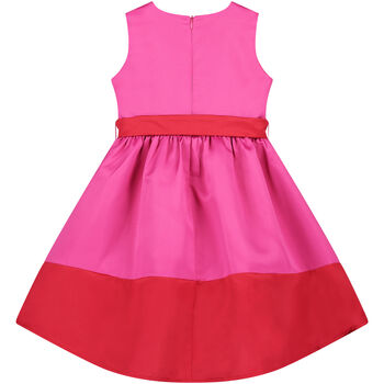 Christmas Red And Pink Girls Party Dress, 3 of 3