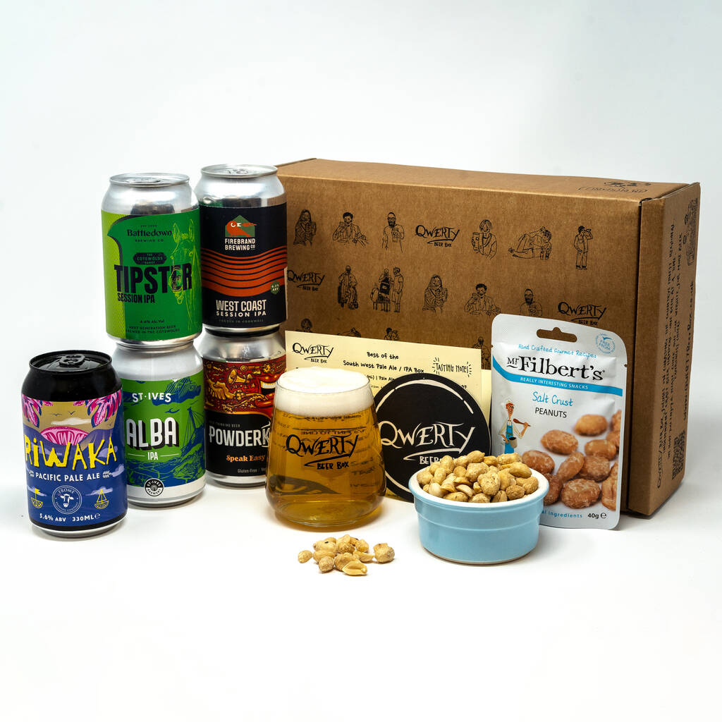 Pale Ale And Ipa Craft Beer Gift Hamper By QWERTY Beer Box
