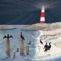 'Cormorants And Lighthouse' Print, thumbnail 3 of 3