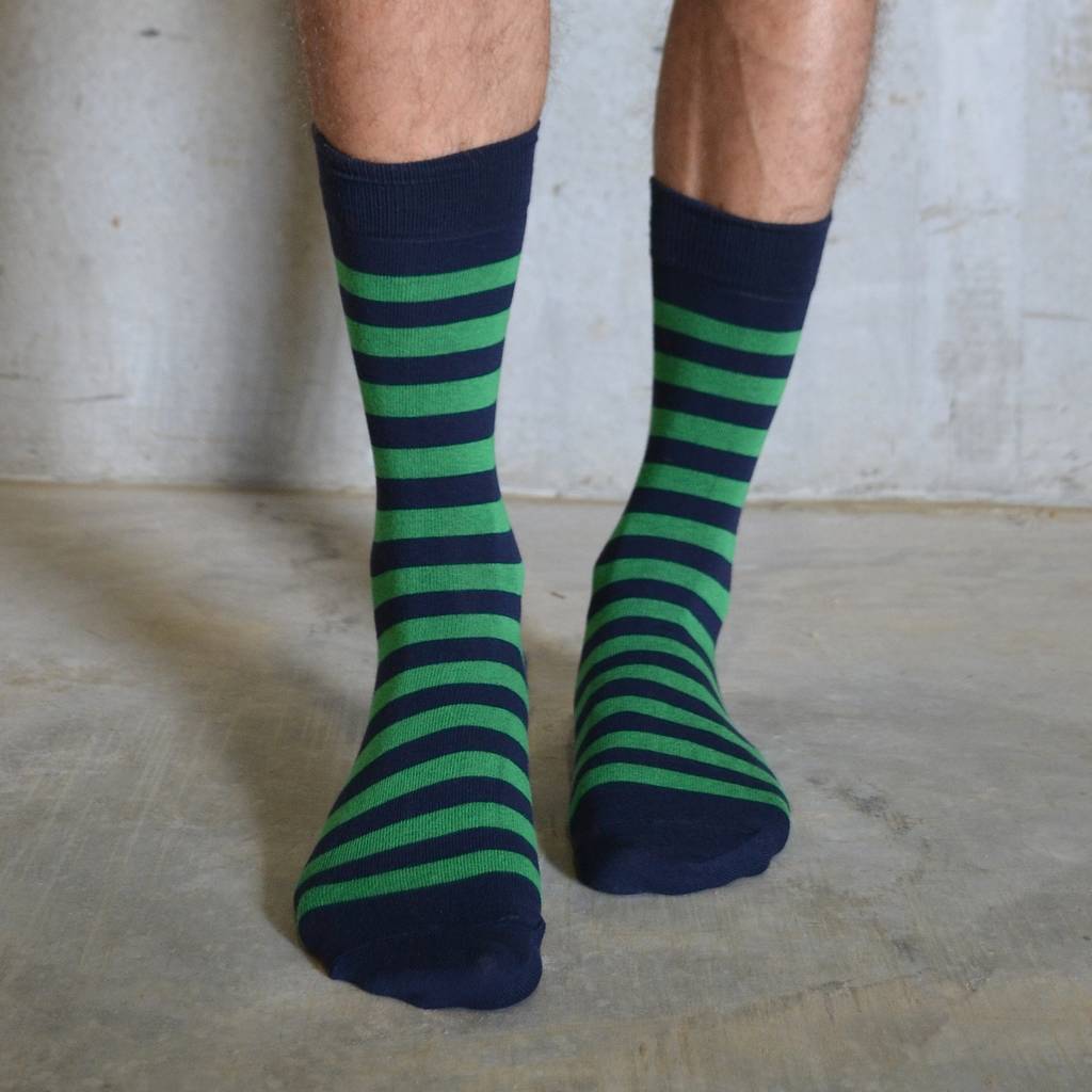 Stripey Socks By Tom Lane | notonthehighstreet.com