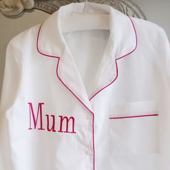 Special Offer Mother's Day Personalised Mum Cotton Pyjamas, 4 of 4
