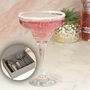 Any Text Cocktail Glass And Gift Set, thumbnail 1 of 4