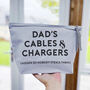 'Dad's Cables And Chargers' Storage Pouch, thumbnail 1 of 2