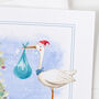 Stork Christmas Decoration.. Baby On Its Way, thumbnail 7 of 7