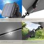 Garden Parasols Umbrella With LED Solar Rotatable 3x3m, thumbnail 6 of 10