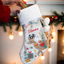 Personalised Reindeer Christmas Stocking, thumbnail 1 of 4