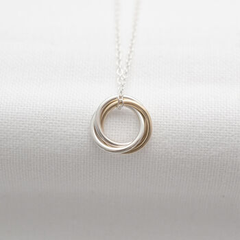 30th Gold And Silver Necklace, 4 of 12