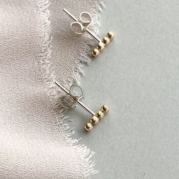 Crown Studs Sterling Silver Or 12ct Gold Filled Studs, 5 of 5