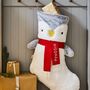 Personalised Penguin Christmas Stocking, thumbnail 1 of 4