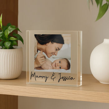 Personalised Photo Upload Small Glass Ornament Custom Keepsake Gift, 4 of 5