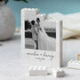 Personalised Wedding Gift Keepsake Style Blocks, thumbnail 7 of 8