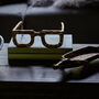 Elton Gold Glasses Sculpture, thumbnail 4 of 4