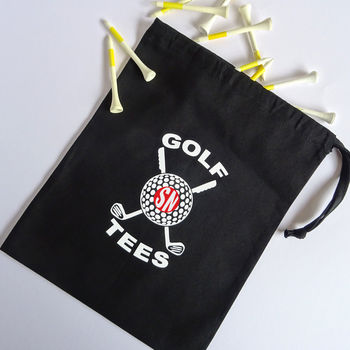 Personalized Golf Tee Bag, 2 of 10