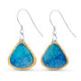 Turquoise Blue Lagoon Teardrop Earrings, thumbnail 1 of 4