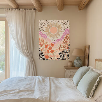Dreamy Celestial Pastel Sun Art Print, 2 of 4