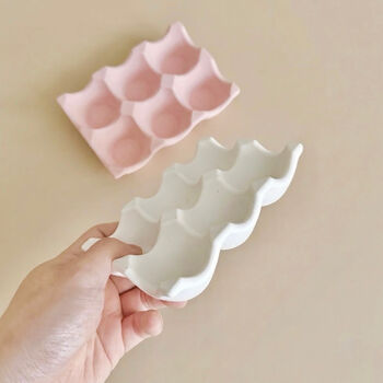 Modern Handmade Egg Tray And Egg Holder, 8 of 10