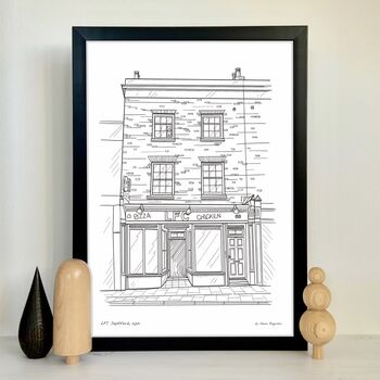 Personalised House Portrait Line Drawings, 8 of 10