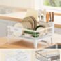 Dish Drying Rack Rotating Spout Dish Drainer, thumbnail 4 of 8