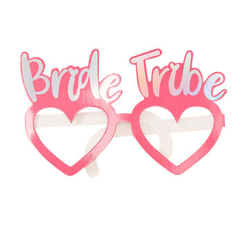 Iridescent Foiled Bride Tribe Hen Party Glasses, 2 of 3