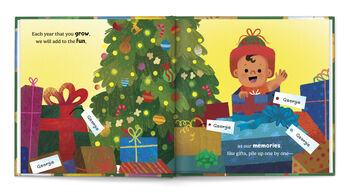Personalised Children's Book, Baby's First Christmas With Family, 12 of 12
