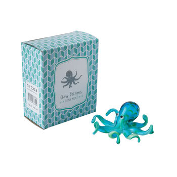 Artisan Glass Octopus In Gift Box, 3 of 4