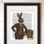 The Dapper Hare, Book Print, Framed Or Unframed, thumbnail 5 of 6