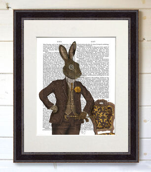 The Dapper Hare, Book Print, Framed Or Unframed, 5 of 6