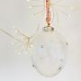 Extra Large Vintage Glass Christmas Bauble, thumbnail 1 of 6