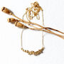Poppy And Poppy Seedpod Necklace Silver/Gold/Rose Gold, thumbnail 3 of 11