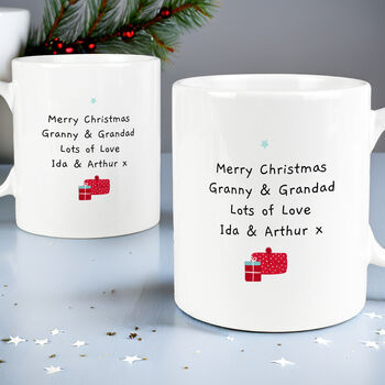 Personalised Mr And Mrs Claus Mug Set, 2 of 6