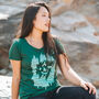 Organic Womens 'Foxes In The Forest' T Shirt, thumbnail 4 of 5