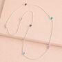 Long Family Birthstone Necklace, thumbnail 2 of 7