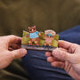 Personalised Skateboarding Bears Father's Day Pop Out Card, thumbnail 1 of 7