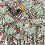 'Snowy Blackbird' Print, thumbnail 3 of 3