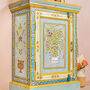 Hand Painted Light Blue Bedside Cabinet, thumbnail 5 of 7