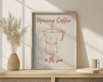 Coffee Art Print, Kitchen And Dining Room Print, 2 of 4
