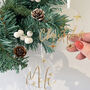 Personalised Christmas Decoration Acrylic Star And Moon, thumbnail 6 of 10