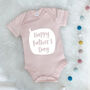 Happy Fathers Day Speech Bubble Baby Grow, thumbnail 2 of 11